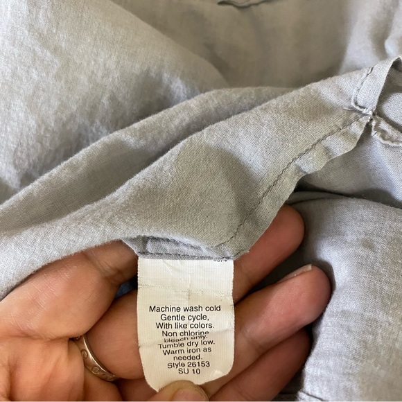 J. Crew Festival Boho Embroidered Top in Gray - Picture 7 of 8